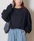 ビッグシルエットクルーネックスウェットロンTEE