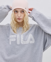 【 FILA 別注 】レースドッキング裏毛クルースウェット