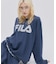 【 FILA 別注 】レースドッキング裏毛クルースウェット