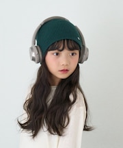 【KIDS】KIDSウール混リブニットビーニー