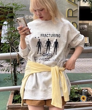 ヒューマングラフィック裏毛スウェット