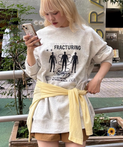ヒューマングラフィック裏毛スウェット