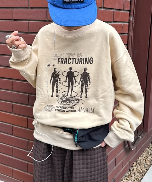 ヒューマングラフィック裏毛スウェット