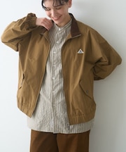 【GEVACO】ナイロンスタンドカラーブルゾン