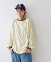 ダブルフェイスリバーシブルロンTEE