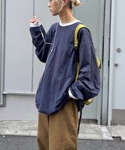 ダブルフェイスリバーシブルロンTEE