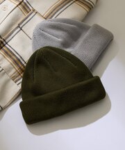 【WEB限定】【8色展開】ロールアップカラーニットビーニー