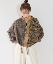【etsinta】リメイクZIP柄シャツジャケット