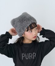 【KIDS/ZO限カラーあり】ねこみみファー帽