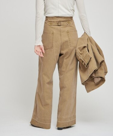 【willow】ダックタブ付きパンツ