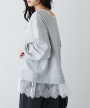 ∴前後2WAYレースドッキングスウェット