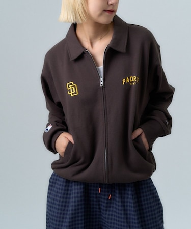 MLBChampion別注襟付ZIPカーデ