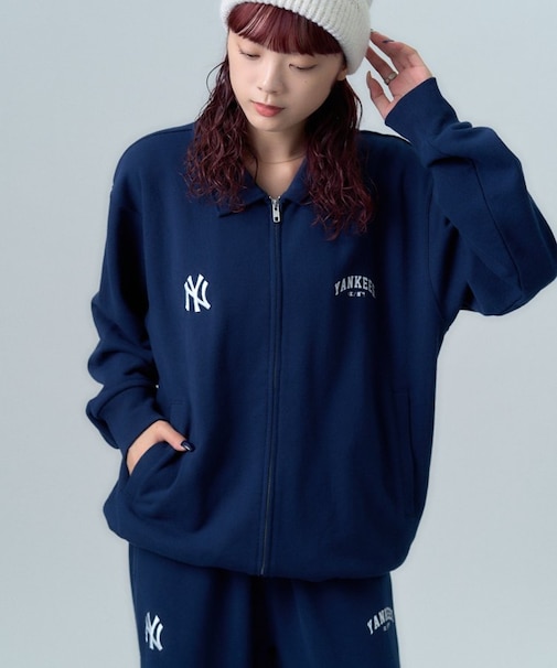 MLBChampion別注襟付ZIPカーデ