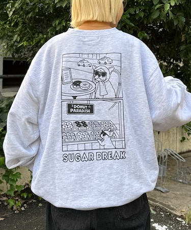 【UNISEX】DOG刺繍裏毛スウェット