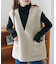 【WEB限定】フェイクウールベスト