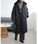 【WEB限定】ファー使いダイヤキルトステンカラーコート