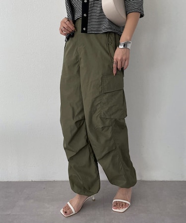 ナイロンツイルワッシャーカーゴパンツ