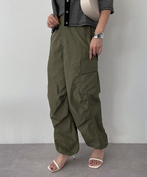 ナイロンツイルワッシャーカーゴパンツ