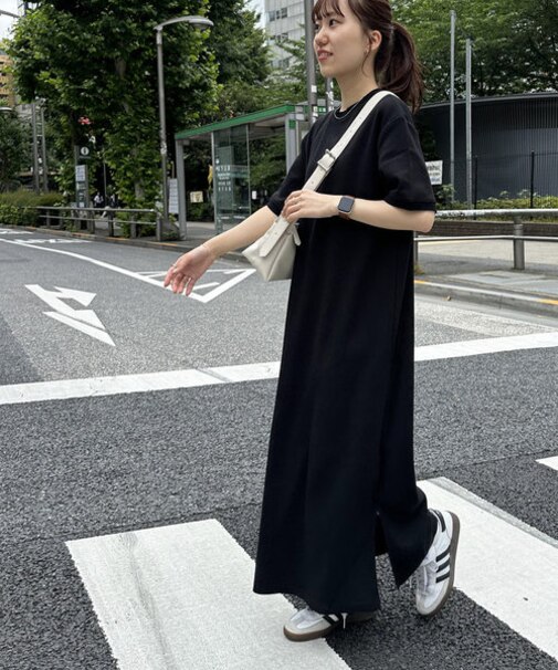 【WEB限定】ワッフルロングワンピース