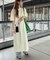 【WEB限定】ワッフルロングワンピース