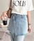 【新色追加!】USコットンデニムラップミニスカート
