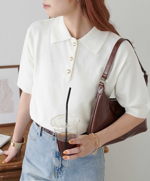 ニットポロ｜ディスコートの通販｜&mall（アンドモール）三井