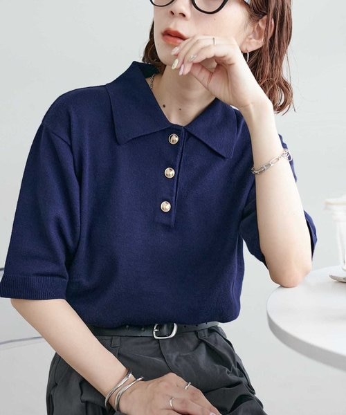 ニットポロ｜ディスコートの通販｜&mall（アンドモール）三井