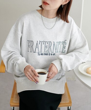【WEB限定】刺繍ロゴビッグスウェット