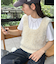 【冬までずっと使える!】シャギーUネックベスト