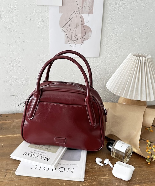 ヴィンテージ調ボストンバッグ