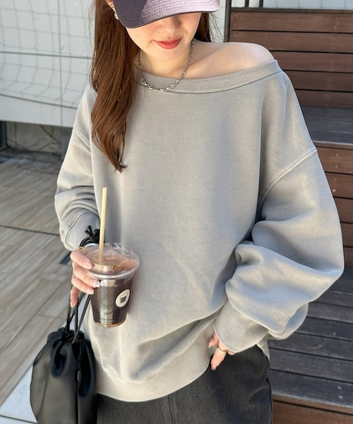 ピグメントワンショルスウェット｜ディスコートの通販｜&mall