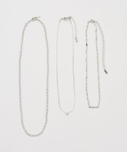 【GOLDY】アソートチェーン3SETネックレス