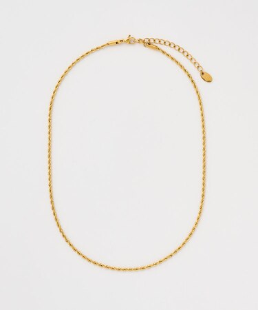 【GOLDY】ステンレスツイストチェーンネックレス