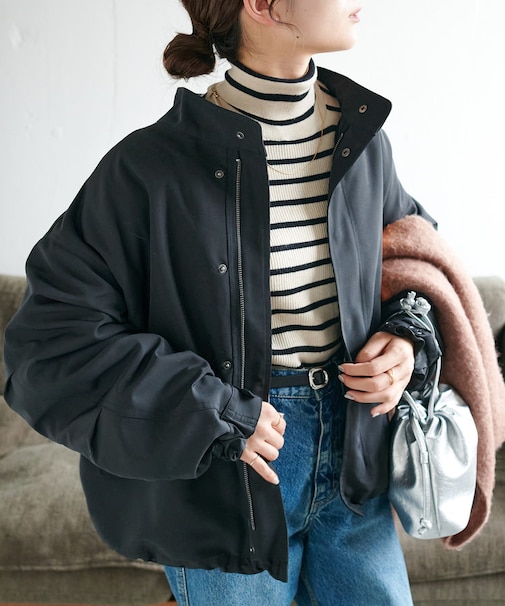 【ユニセックス】3WAYライナー付きショートモッズコート