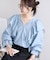 【新色追加!/6色展開】フリルブラウス《WEB限定カラーあり》