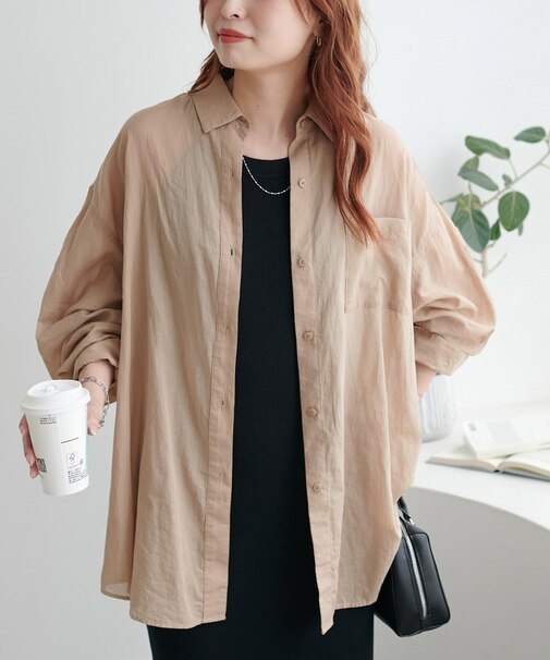 コットンシアーレギュラーシャツ