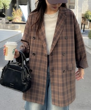 【ユニセックス】チェックライトジャコット