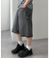 【ユニセックス】デニムハーフパンツ