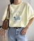 【ユニセックス】スーベニアモノクロモチーフTシャツ《WEB限定カラーあり》