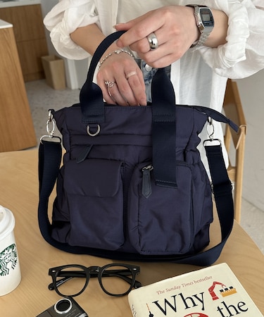 ユーティリティパフィトートバッグ