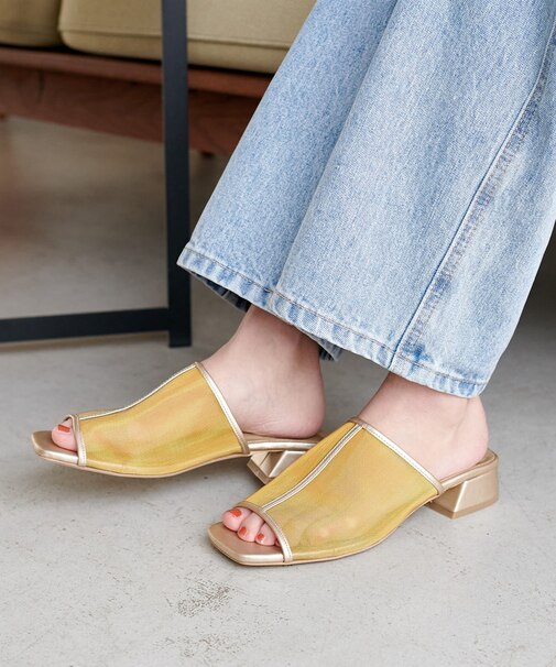 【S~XLサイズ】チュールサンダル《WEB限定サイズあり》