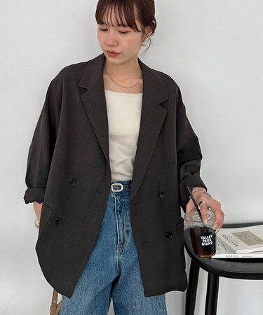 【ユニセックス】テックリネンビッグシャツジャケット《WEB限定カラーあり》