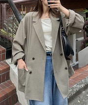 【ユニセックス】テックリネンビッグシャツジャケット《WEB限定カラーあり》