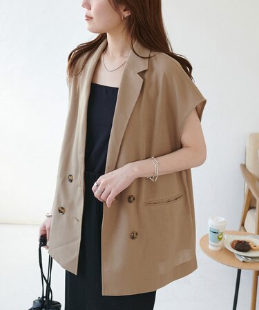 リネンライクフレンチシャツジャケット《WEB限定カラーあり》