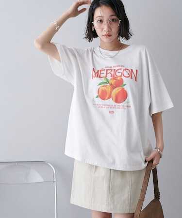 【ユニセックス】アソートフルーツグラフィックTシャツ