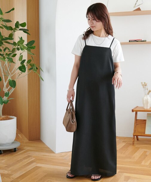 リネンライクキャミワンピース《WEB限定カラーあり》