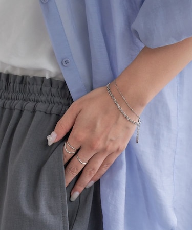 【GOLDY】ツブツブチェーンアンクレット＆ブレスレット