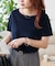 ベロア5分袖Tシャツ