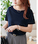 ベロア5分袖Tシャツ