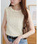 スカシノースリーブベスト